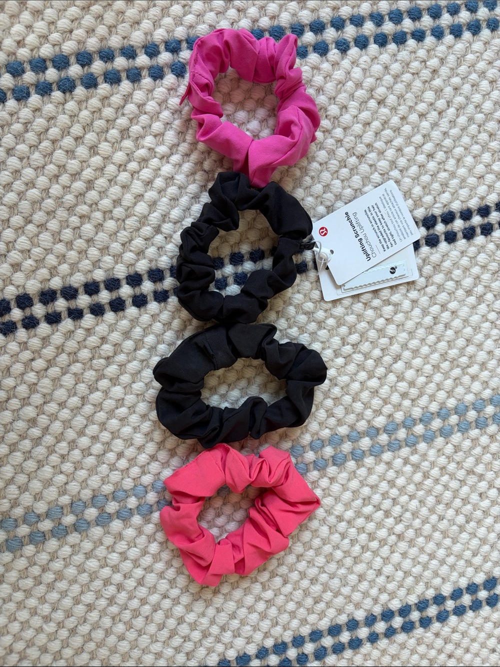 lululemon Black Uplifting Scrunchie